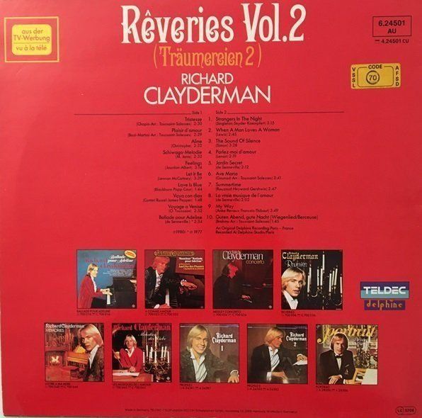 Dischi in vinile: 6x LPs Richard Clayderman – Usato da Grüningen venduto da azulmarron 2