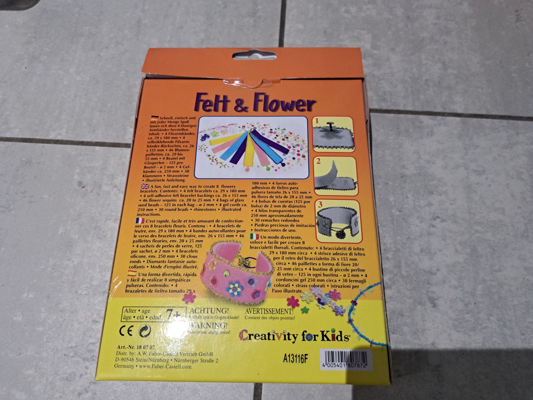 Kit bricolage: Filzarmband Bastelset NEU – Nuovo e nell'imballaggio originale da Killwangen venduto da KIANA08 1