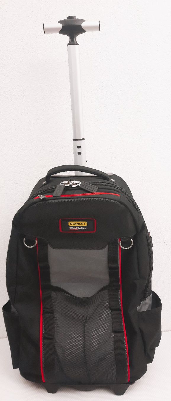 Stanley Valigie & Borse: STANLEY Werkzeugtrolley FATMAX Rucksack & Teleskopgriff – Usato da Kleindöttingen venduto da Loorev