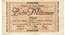 Bochum 10 Mil.Mark 10.09.1923 Reihe O SS++-VZ