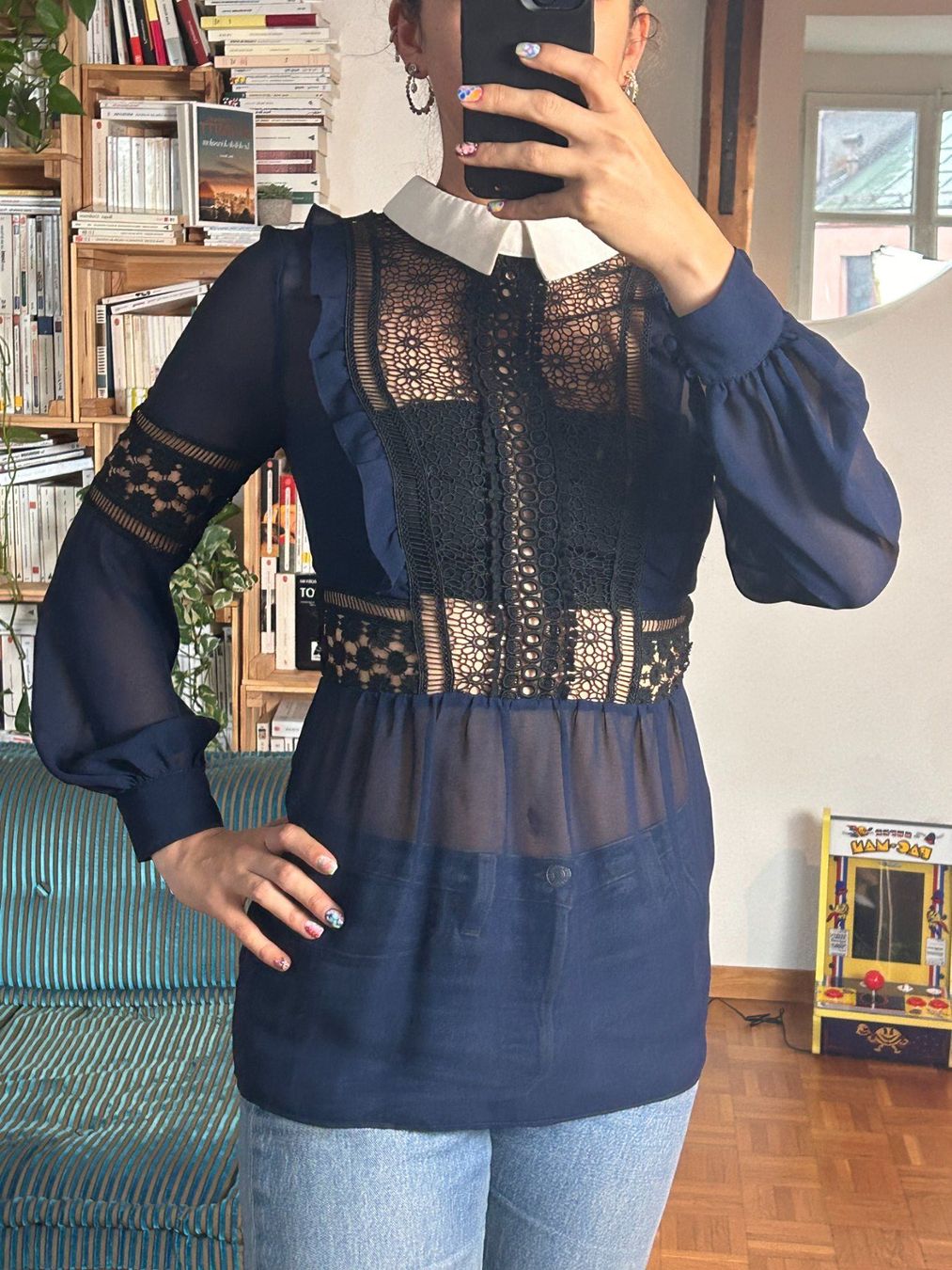 Self-Portrait Top: Top blouse Self-Portrait – Usato da Geneve venduto da Salomevergne