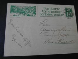 Alte Postkarte SEEWIS GR 1.2. 1928 ab Ramsen SH
