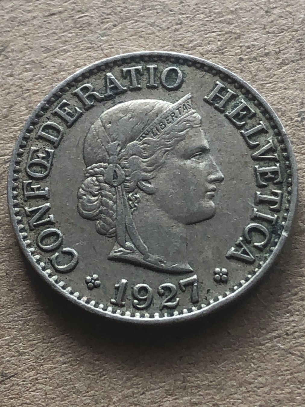 Tutti le monete: 10 Rp. 1927 – Usato da Schötz venduto da Odpa