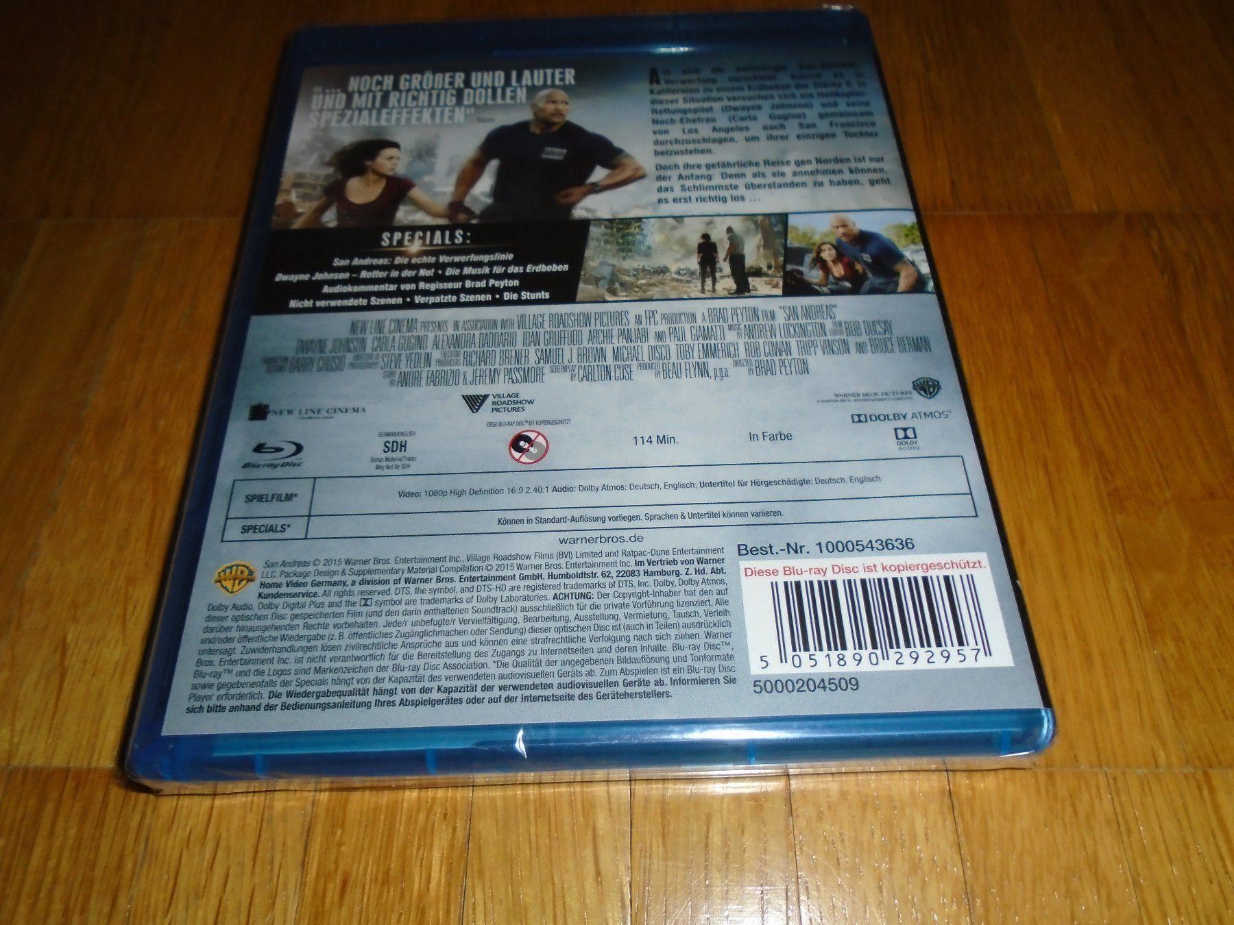 Alle DVDs: San Andreas - BLU-RAY - UNCUT – Neu und originalverpackt aus Basel von havsok 1
