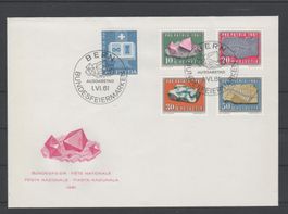 Pro Patria Satz FDC 1961 Katalogwert: 20.00 CHF