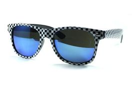 Wayfarer Sonnenbrille CHECKER revo blau SBU1115-BWBL