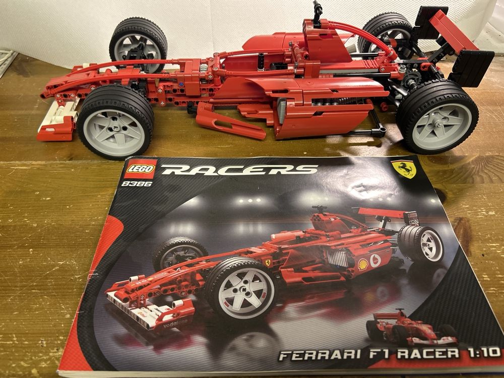 Lego Racers Ferrari F1 Racer 1:10, Set 8386, Top Zustand! (Gebraucht ...
