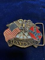 Vintage Gürtelschnalle Tennessee CSA Adler USA 1987