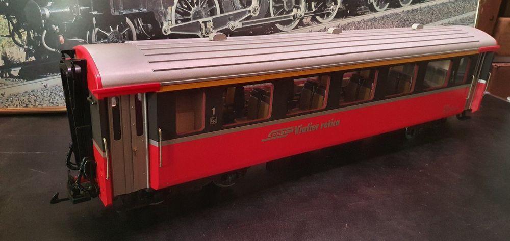 LGB: RHB PERSONENWAGEN A 1272 MIT BELEUCHTUNG WENIG GEFAHREN | Kaufen ...
