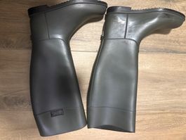 Gummistiefel Damen Reitstiefel dunkelgrün Grösse 39 gebrauch