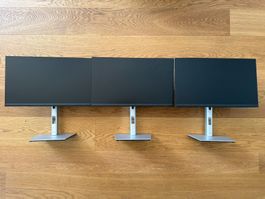 3 x Ecrans DELL P2222H - 21.5"