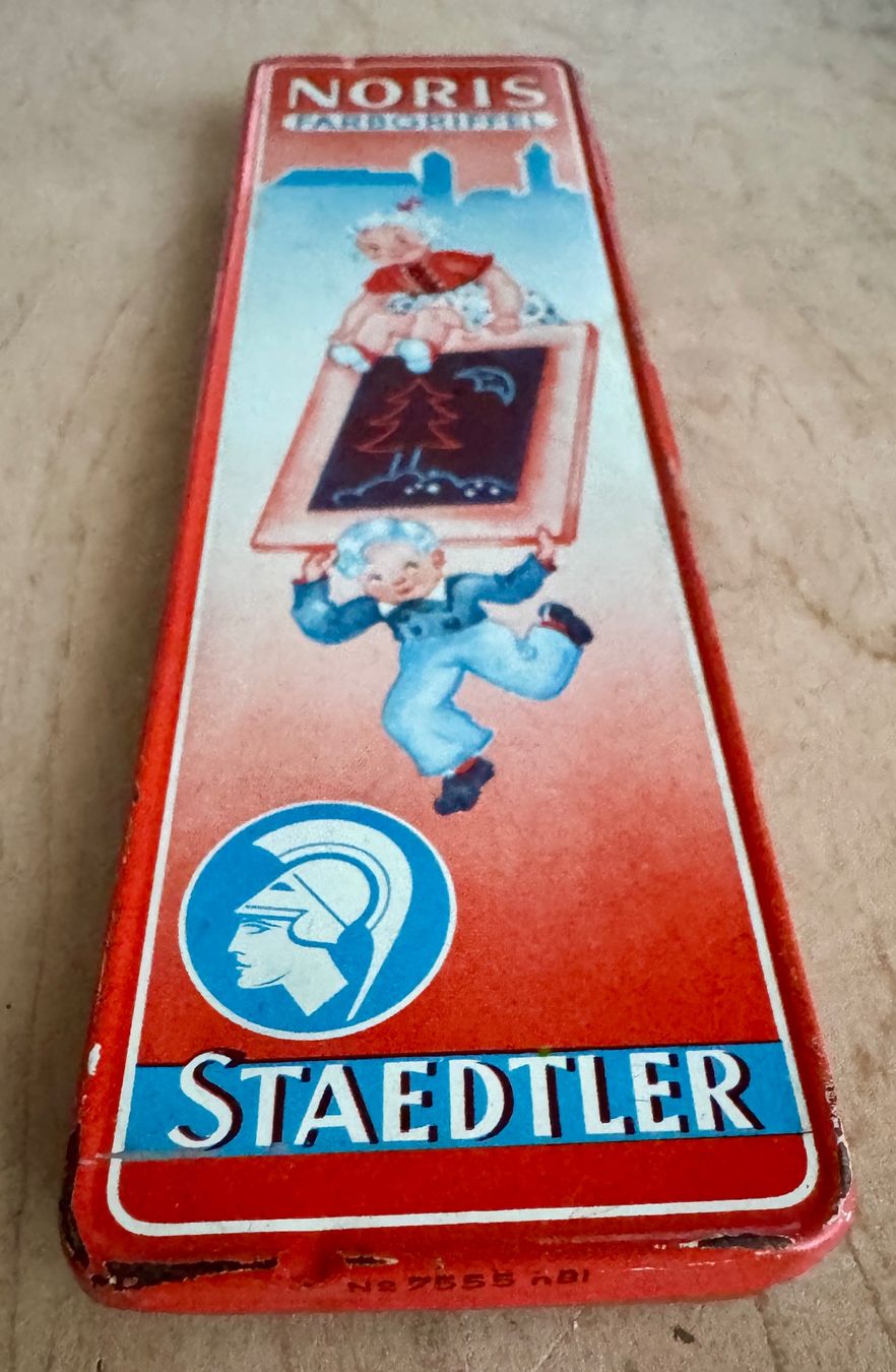 Barattoli: Alte Blechdose STAEDTLER - Farbstifte NORIS Farbgriffel – Usato da Rothrist venduto da Luckywinner 4