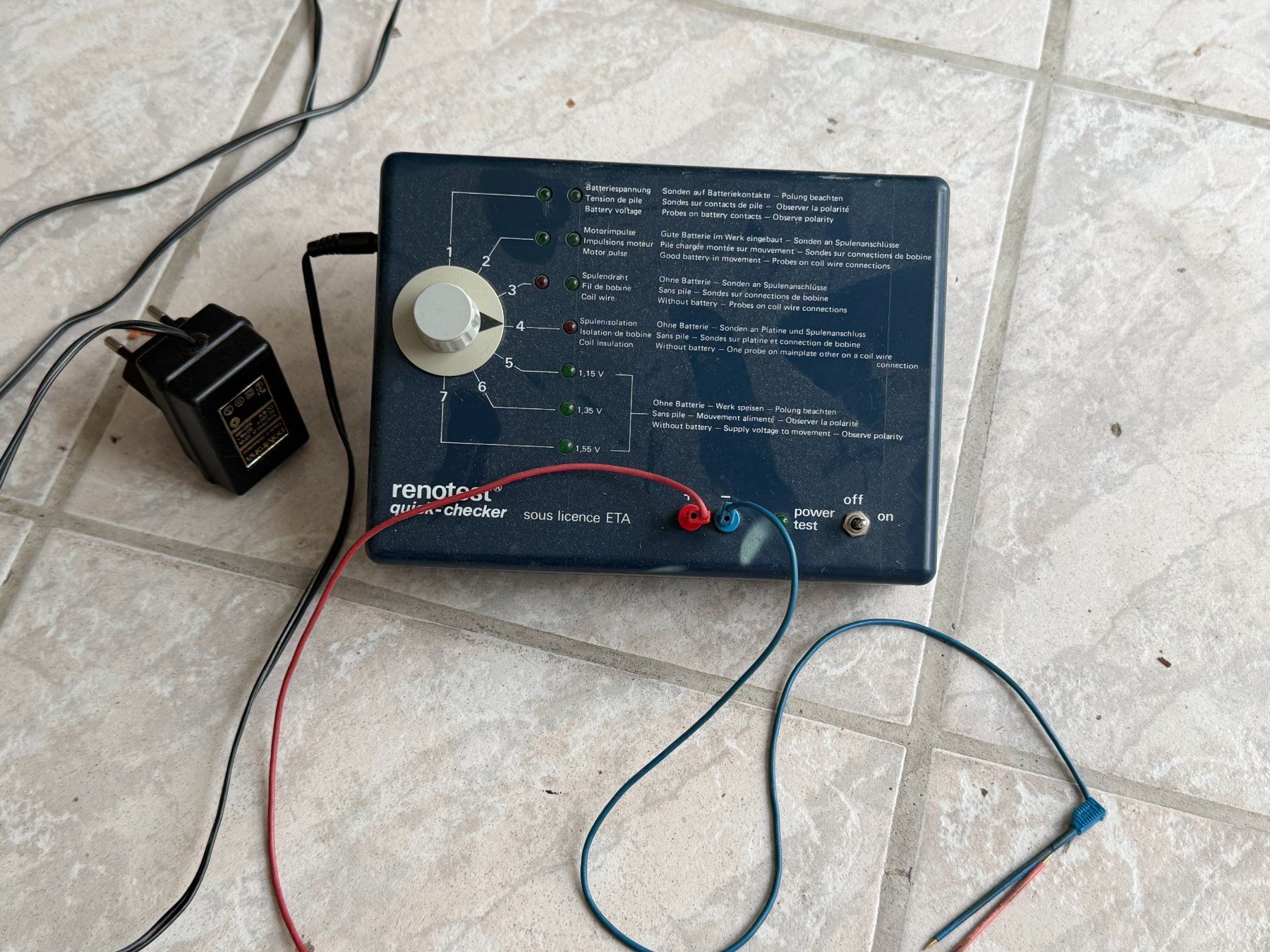 Tous les outils: Renotest Quick-Checker ETA Portescap – D'occasion à Worblaufen par chronyves