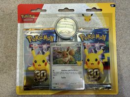 Set Pokémon 30 anni Evoli bustine nuova confezione