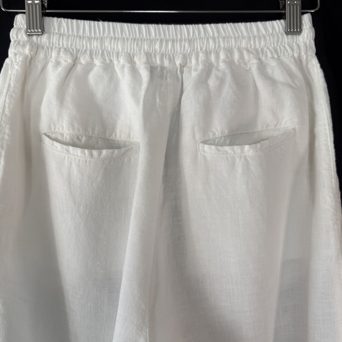 Pantaloni: 120% LINO White Linen Pants – Nuovo (secondo la descrizione) da Emmen venduto da Avviivva_Com2023 5