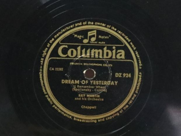 Dischi in vinile: Schellack Ray Martin Dream Of Yesterday – Usato da Eschenbach SG venduto da Astalavista 2