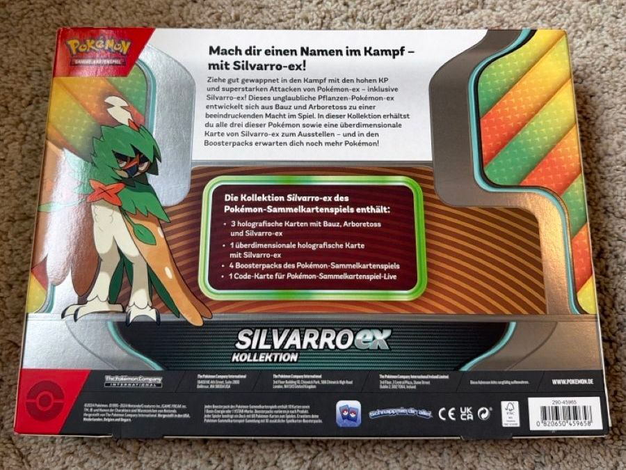Pokémon Carte collezionabili: Pokemon Silvarro ex Kollektion – Nuovo e nell'imballaggio originale da Winkel venduto da RiMa95 3
