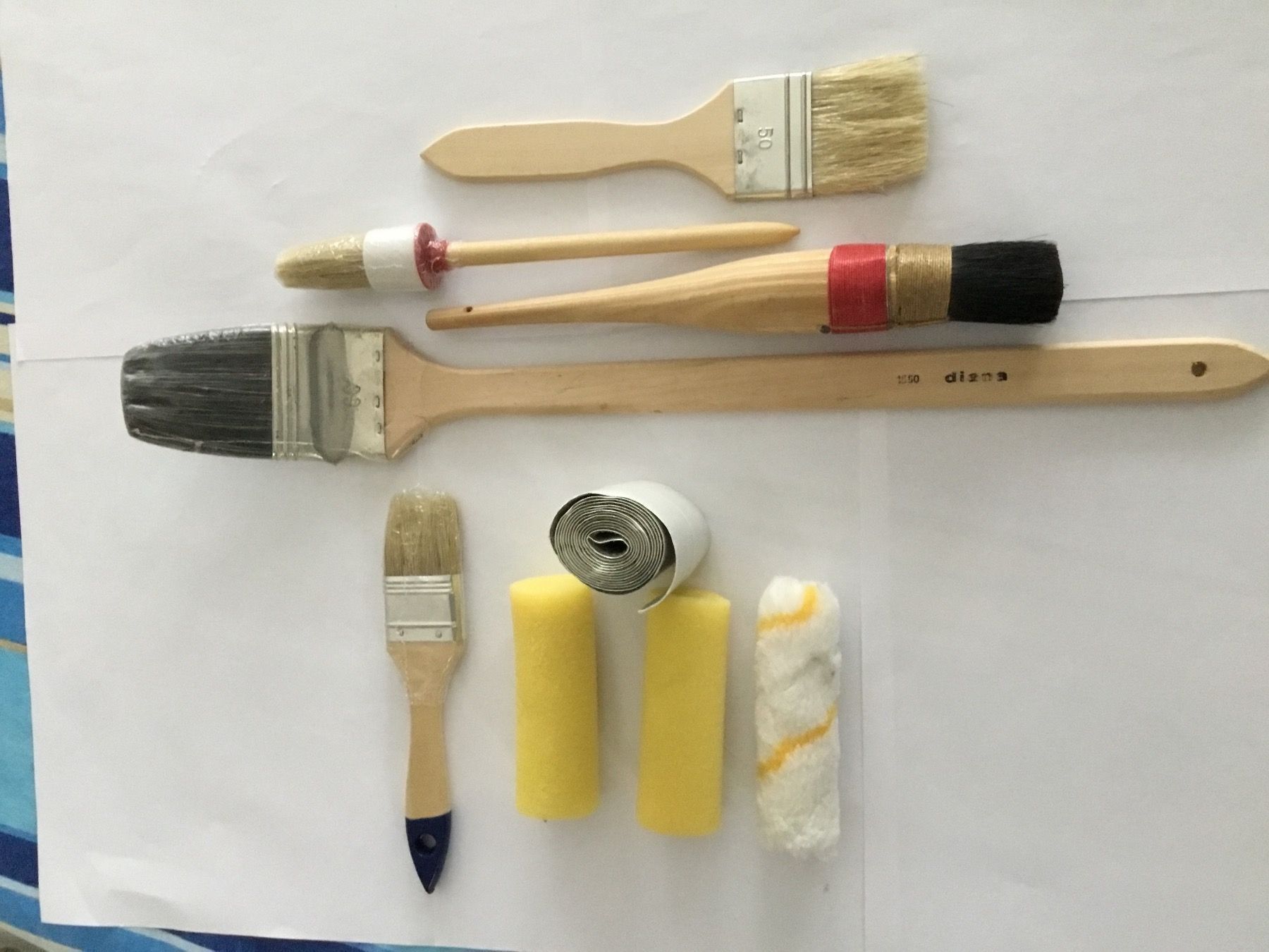 Pinsel: Maler Werkzeug Set 9 Teilig Neu – Neu (gemäss Beschreibung) aus Blauen von sternchen66 1