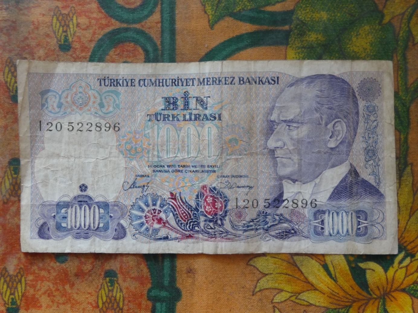 Banconote: TURQUIE  1000   Billet – Usato da Romanel-sur-Lausanne venduto da Swift13