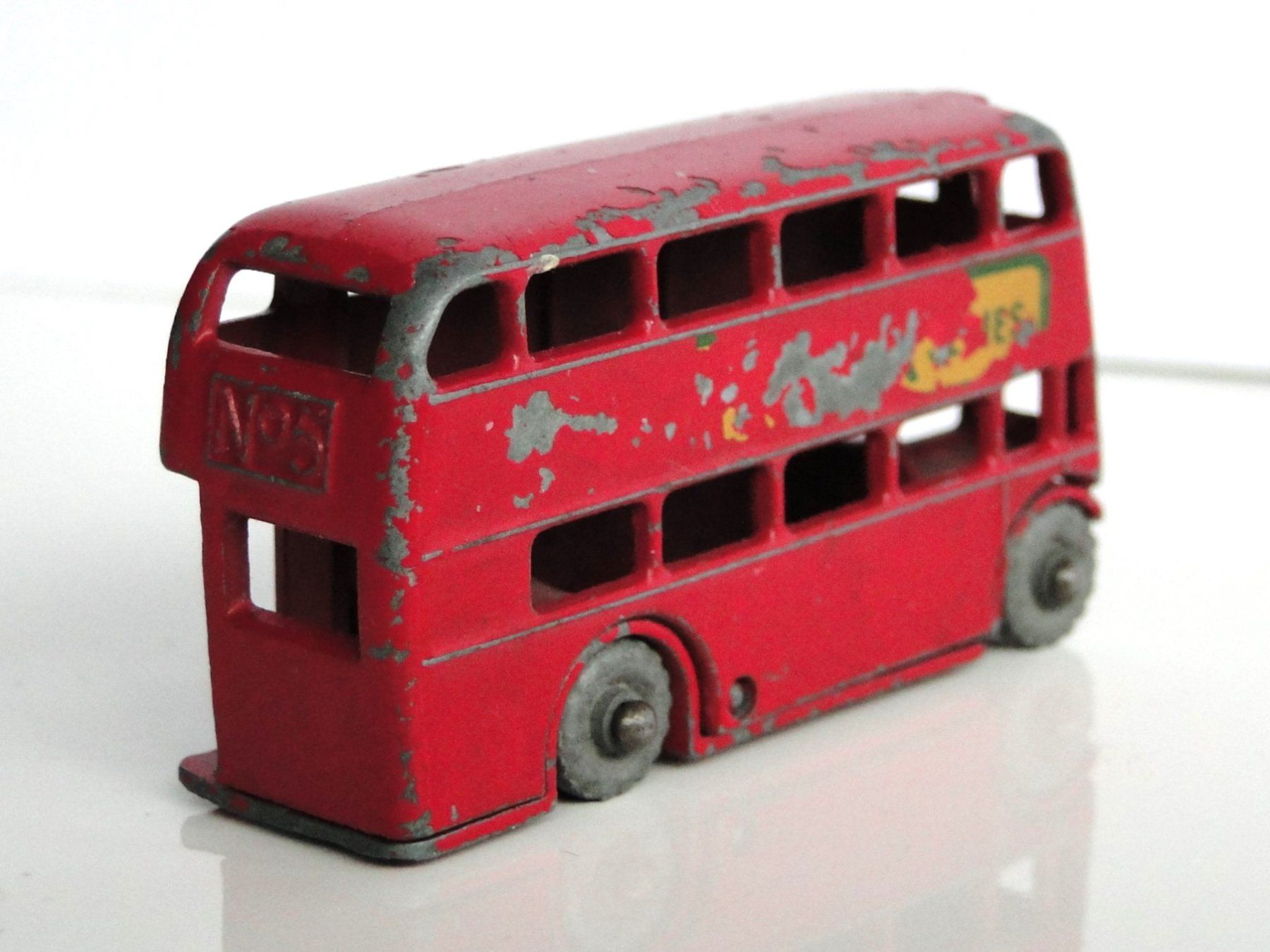 Matchbox Modellini d'auto: MATCHBOX LESNEY - Double Decker Bus, Nr. 5B – Usato da Killwangen venduto da cyrano56 1