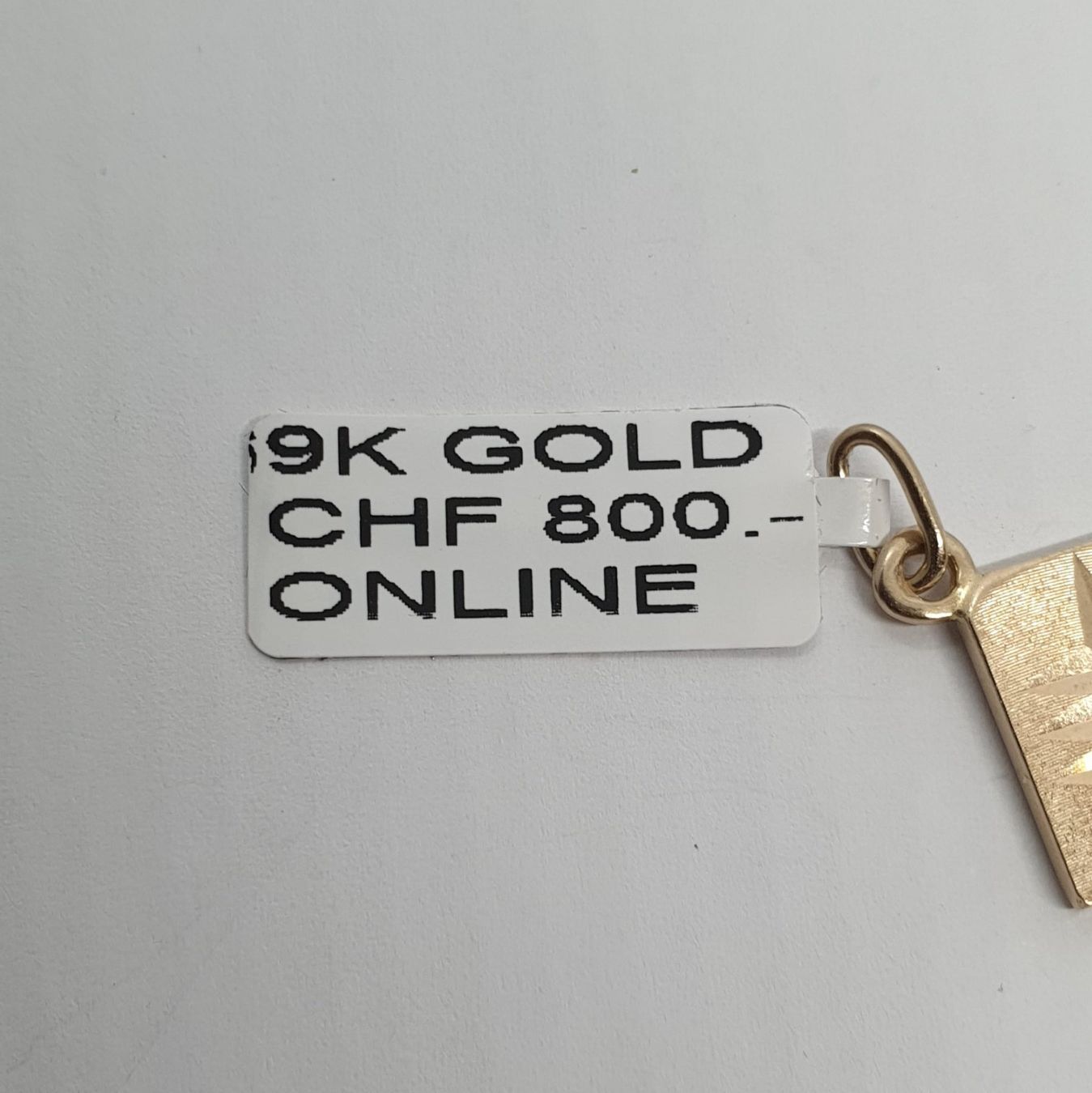 Ciondoli: Echt 9K Gold Anhänger – Usato da Luzern venduto da Goldhaus-Luzern 1