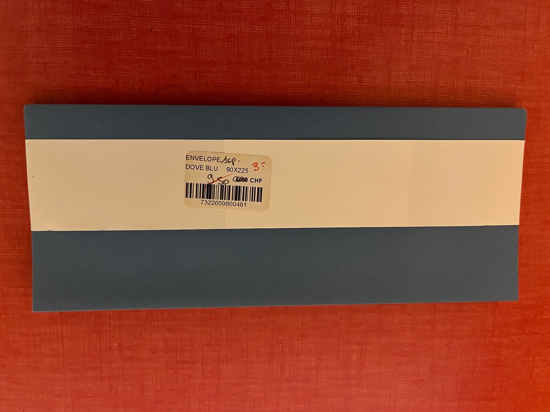 Buste & buste per spedizione: 10 enveloppes bleus marque Bookbinders Design – Usato da Genève venduto da Donnet2 3