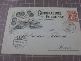 AK Postkarte Brauerei Felsenau Bern