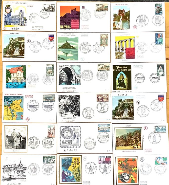 1964 75 France Frankreich FDC (18) Tourismus Sätze Kaufen auf Ricardo