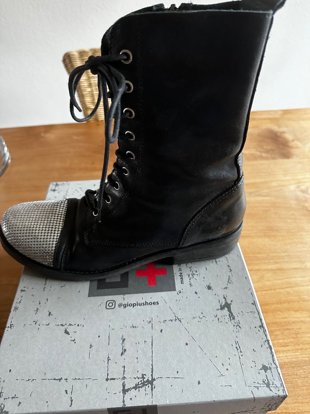 Damenschuhe: Coole schwarze Lederstiefel – Gebraucht aus Niederteufen von nana65 2