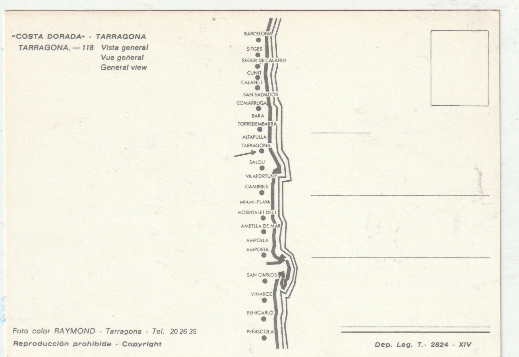 Cartoline postali: Taragona – Usato da Lumbrein venduto da made02 1