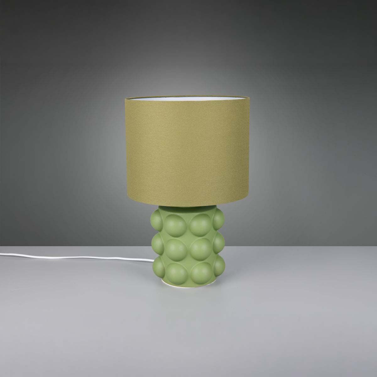 Lampade: Tischleuchte, Keramik, Grün, 47 cm Höhe – Nuovo (secondo la descrizione) da Kreuzlingen venduto da Smart-Light 2