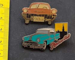 2 Amerikanische Autos, Pontiac /nostalgie / 2 Pin