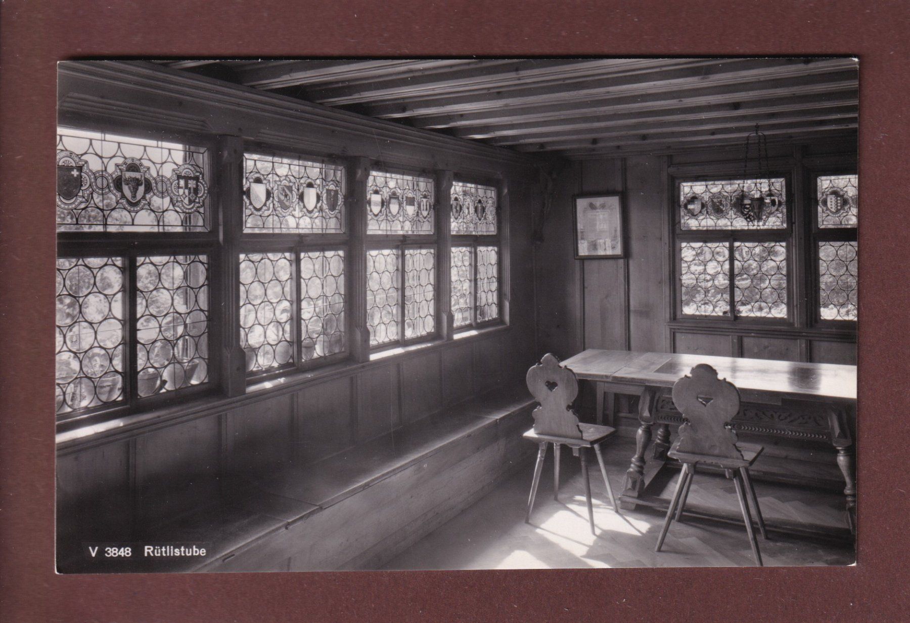 Cartoline postali: RÜTLISTUBE – Usato da Pully venduto da nicecards