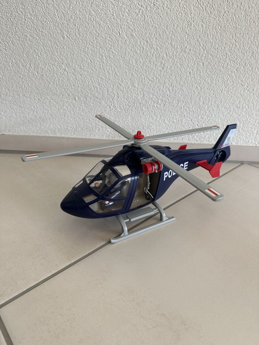 Playmobil Spielzeuge: Playmobil Polizeihubschrauber mit LED Suchscheinwerfer – Gebraucht aus Feuerthalen von Baggiomania 1