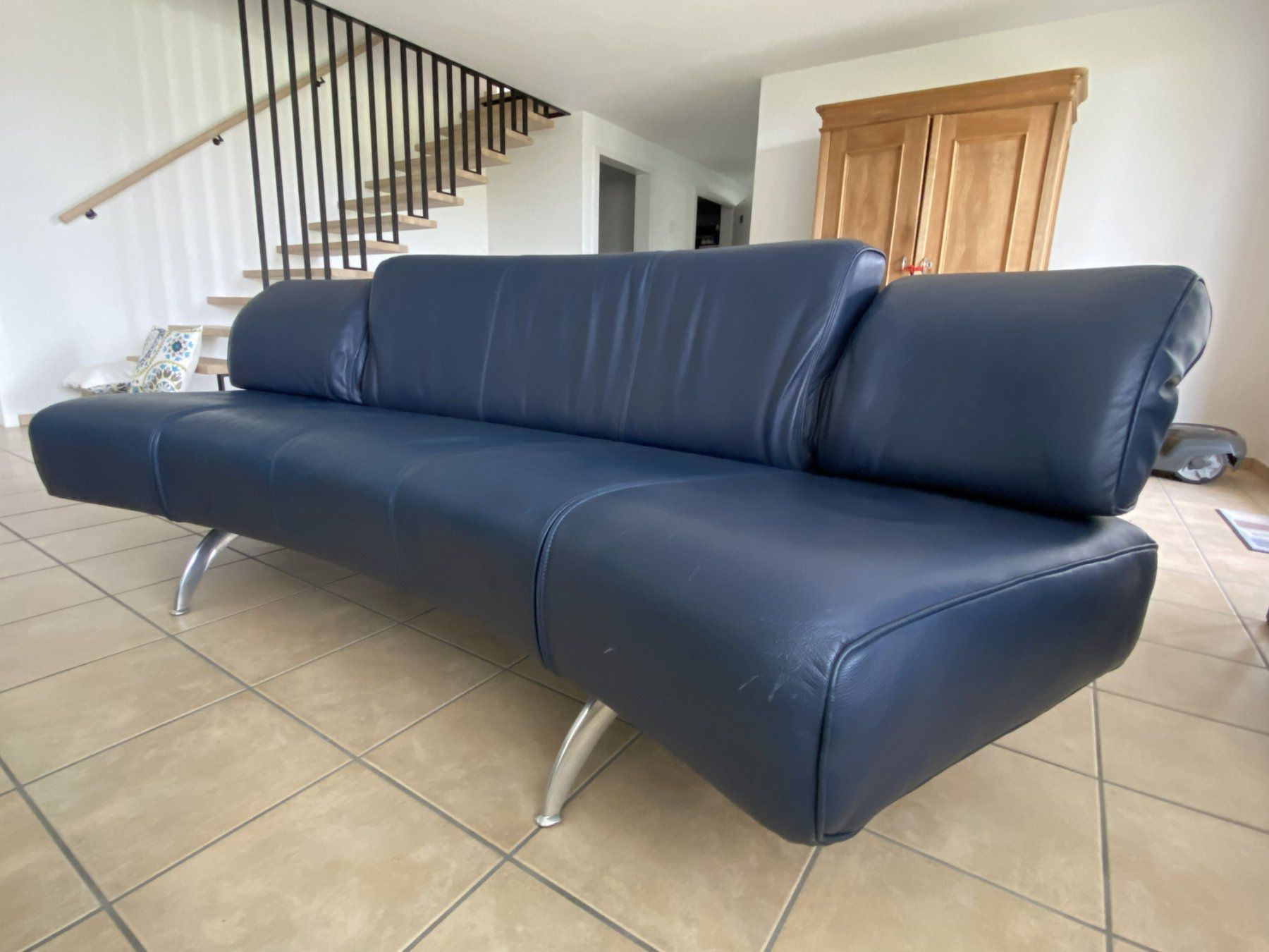 Team By Wellis Divani: Ledersofa - individuell verstellbar – Usato da Remetschwil venduto da edi_b26f 2