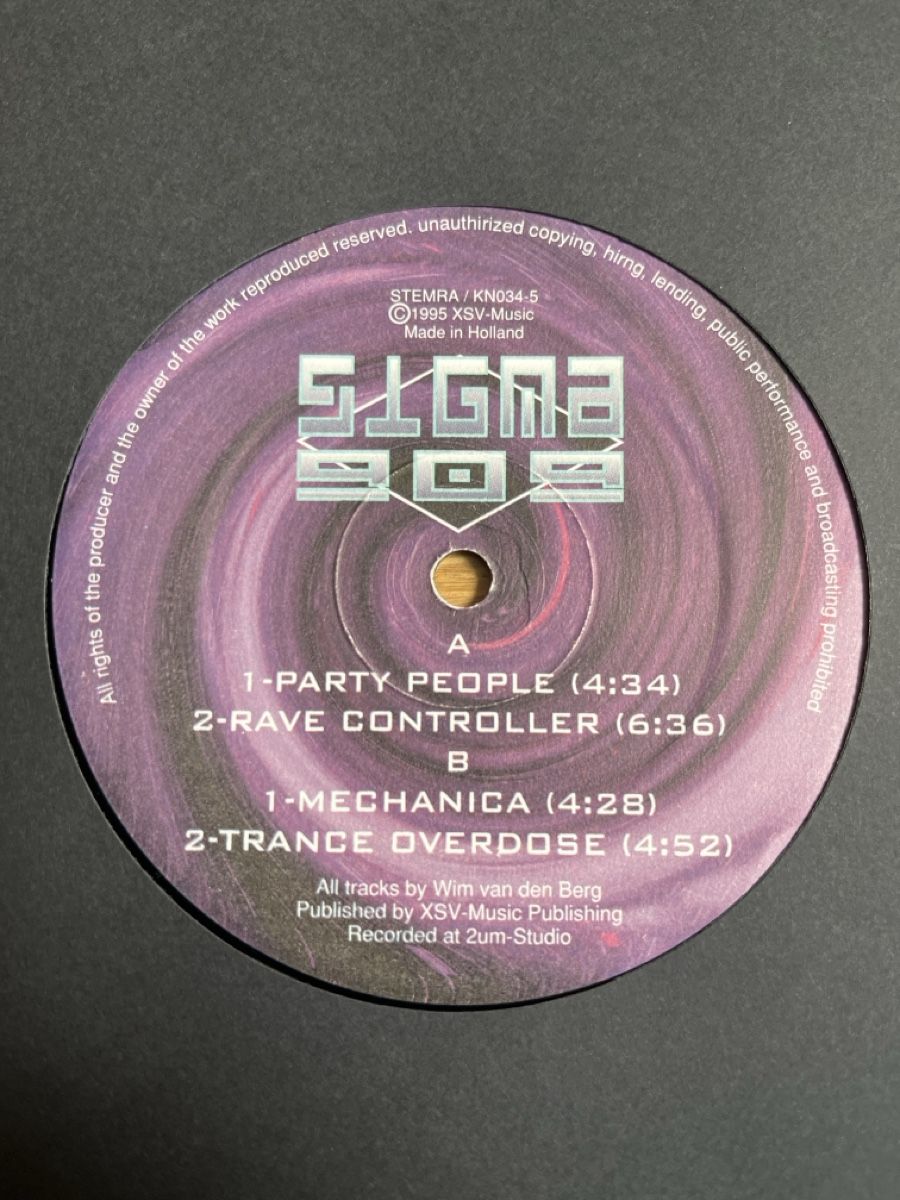 Dischi in vinile: Sigma 909 Hardcore / Gabber Vinyl – Usato da Wangen b. Olten venduto da break72 1