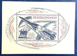 1964 Tschechoslowakei/ Raumkapsel Woschod  Block 21**