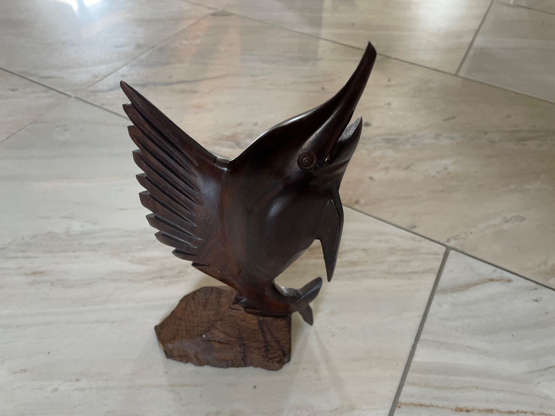 Sculptures & Statues: Holzfigur geschnitzt, Speerfisch – D'occasion à Neuheim par discovery27 2