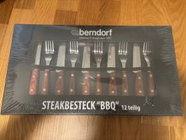 Berndorf Steakbesteck "BBQ" 12-teilig, Holzgriff, Neu!