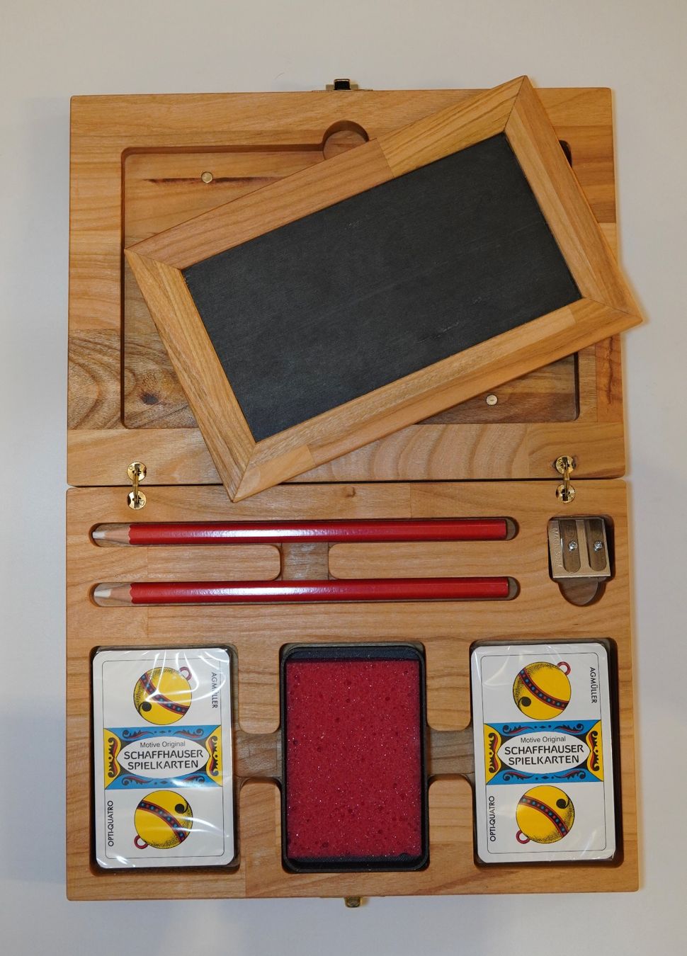 Jeux: Jass Set aus Holz – Neuf (Voir description) à Strengelbach par Miggu1998