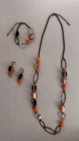 Antike Schmuckset Kette Armband Ohrringe Set