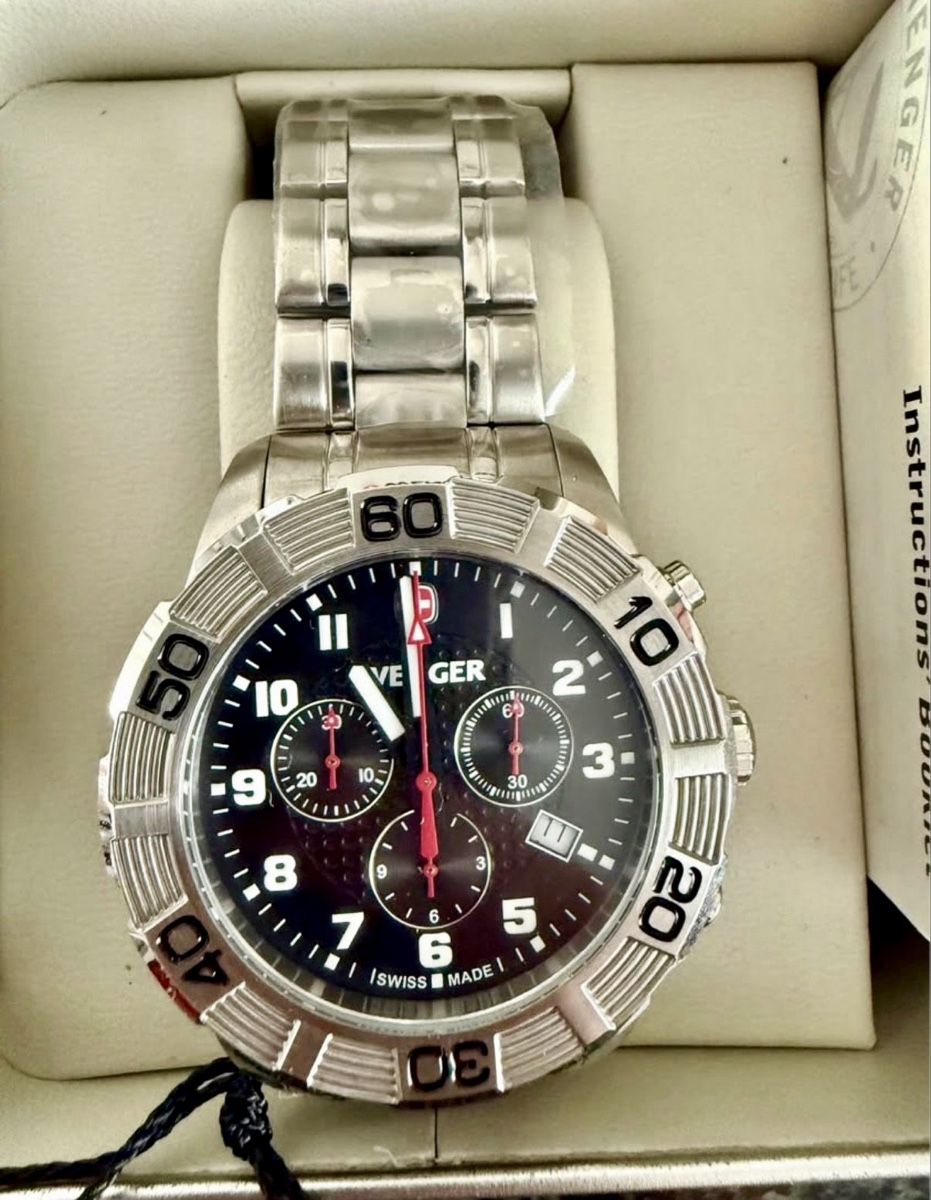 Wenger Orologi: Original Wenger Uhr / Neu und verpackt – Nuovo e nell'imballaggio originale da Gurmels venduto da Roro57 1