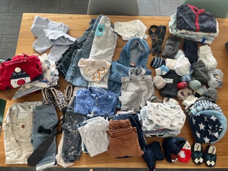 Lots de vêtements bébé 68/71 automne/hiver