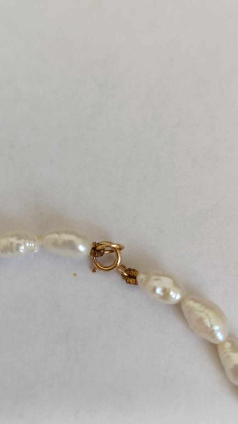 Ketten: Collier Perles Baroques & Fermoir Or 14K – Gebraucht aus Genève von EcrinVintage 3
