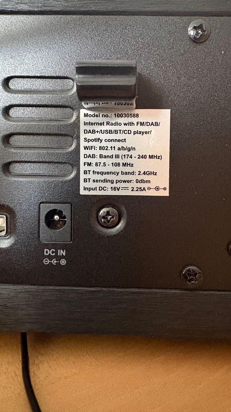 Lettore multimediale & Streamer: Auna Kompaktradio - DAB+, CD, USB - Spotify; Top Zustand – Usato da Bichwil venduto da Silverspoon11 8