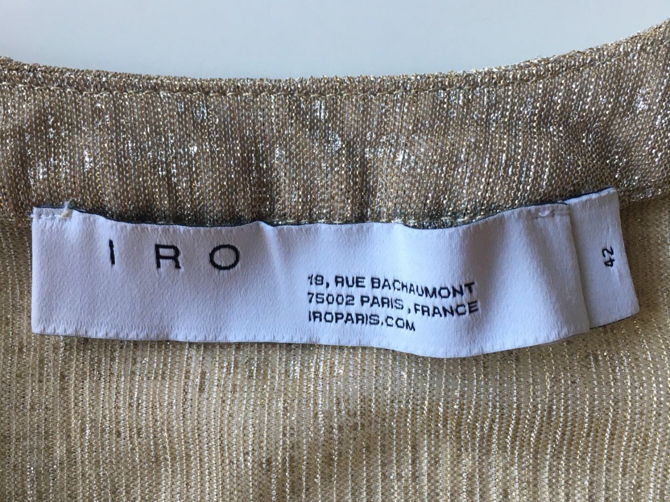 Iro Kleider: Robe IRO Metallic Spacius - Taille S/M – Gebraucht aus Troinex von Irisglo 2