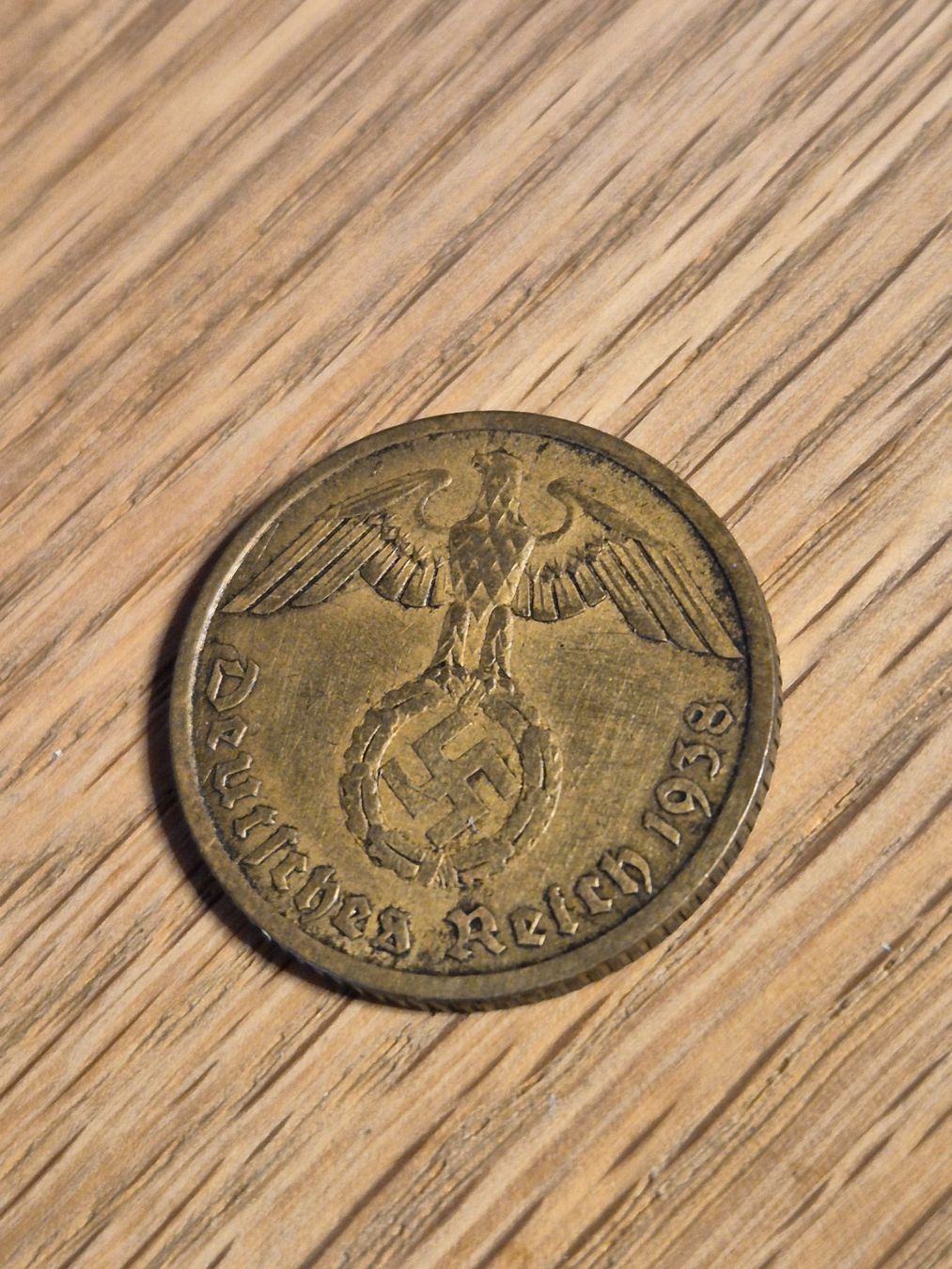 Tutti le monete: Drittes Reich - 10 Reichspfennig 1938 A – Usato da Mels venduto da Goldenfalcon