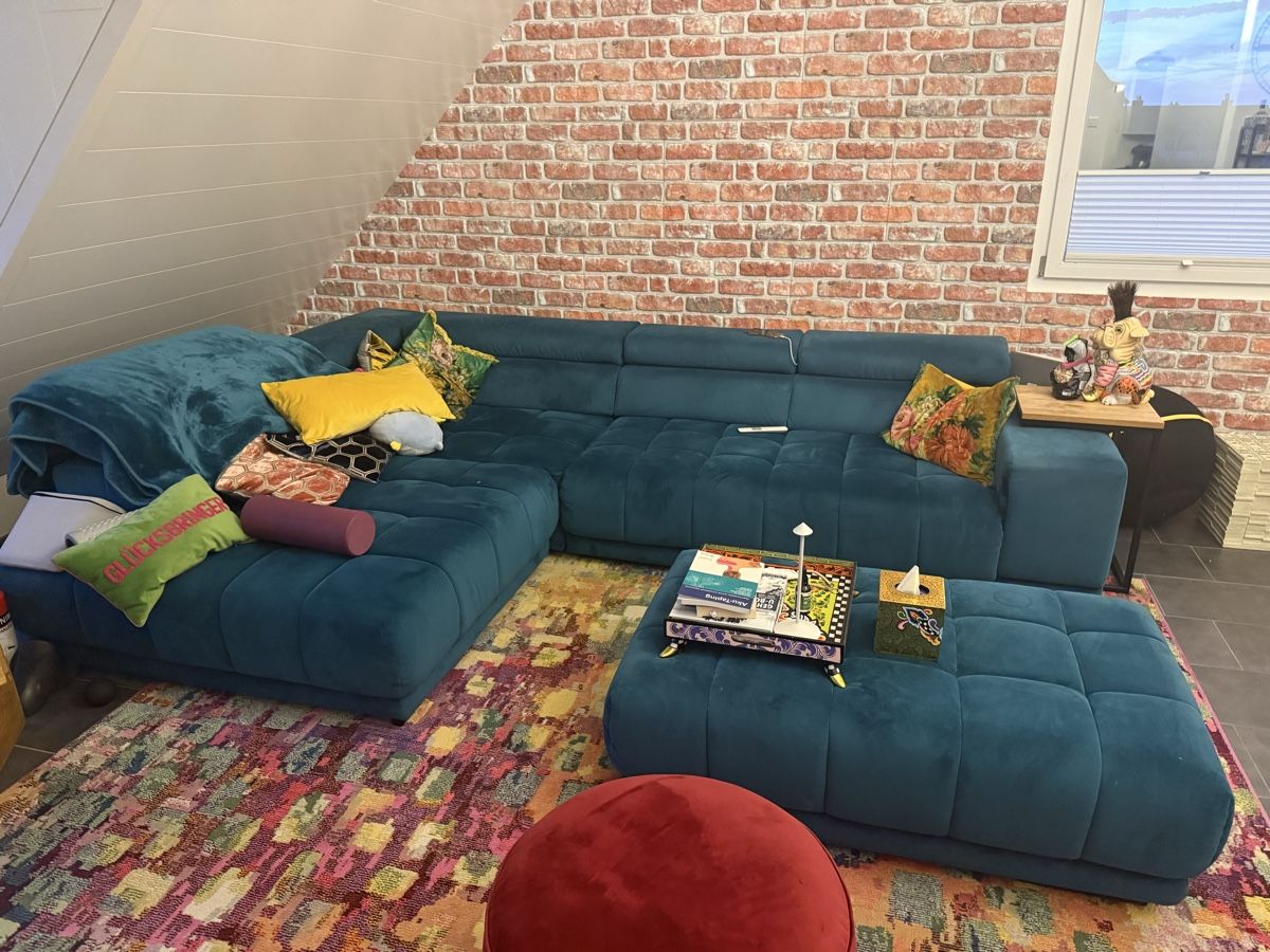 Sofas: Ecksofa Petrol. – D'occasion à Freidorf TG par PiccadillyLine