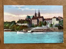 AK Basel. Rheinschiffahrt