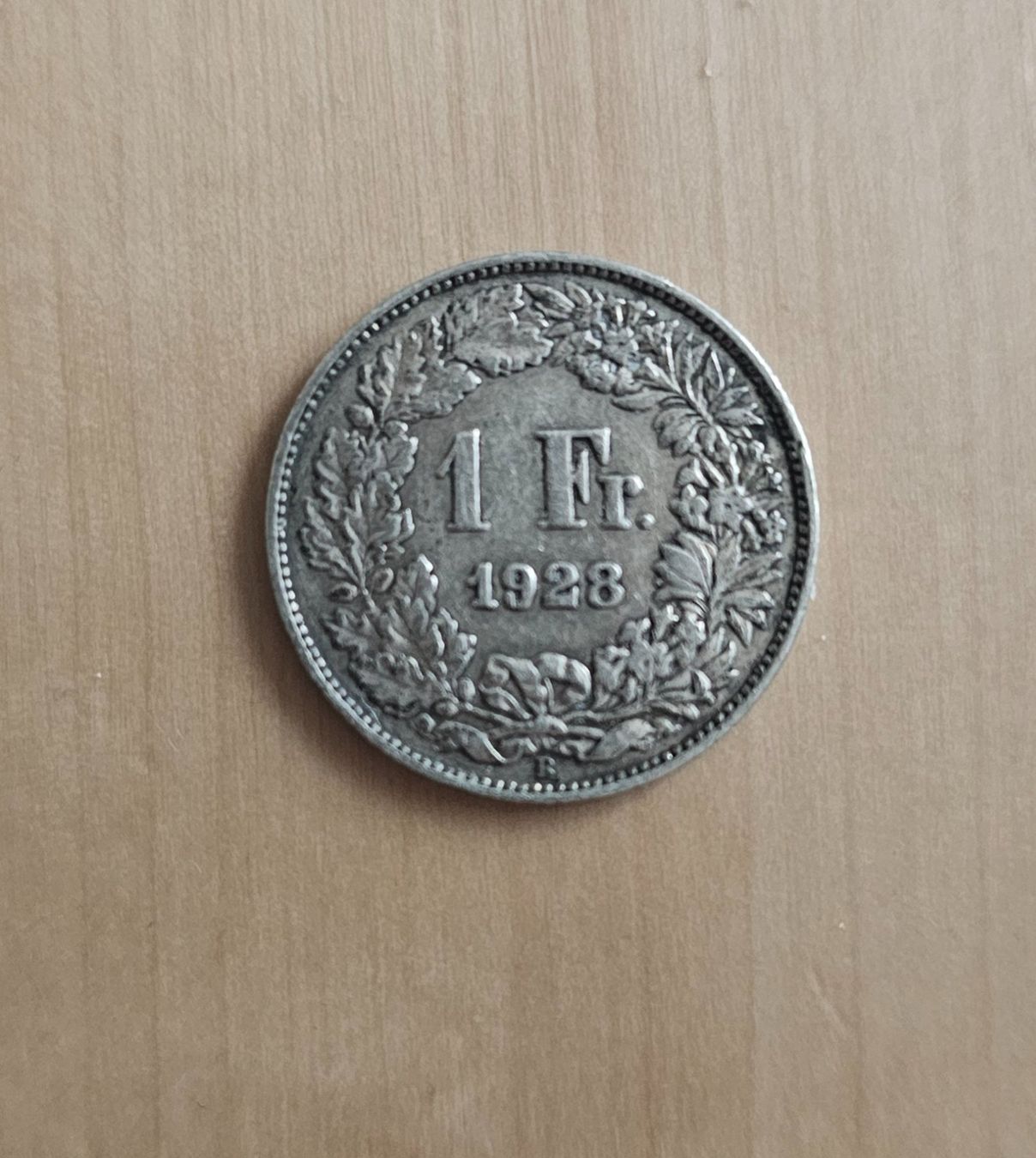 Toutes les monnaies: Pièce de 1.- argent 1928 + 20ct 1893 – D'occasion à Etoy par angi020 3